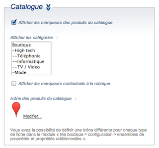 Fiches catalogues